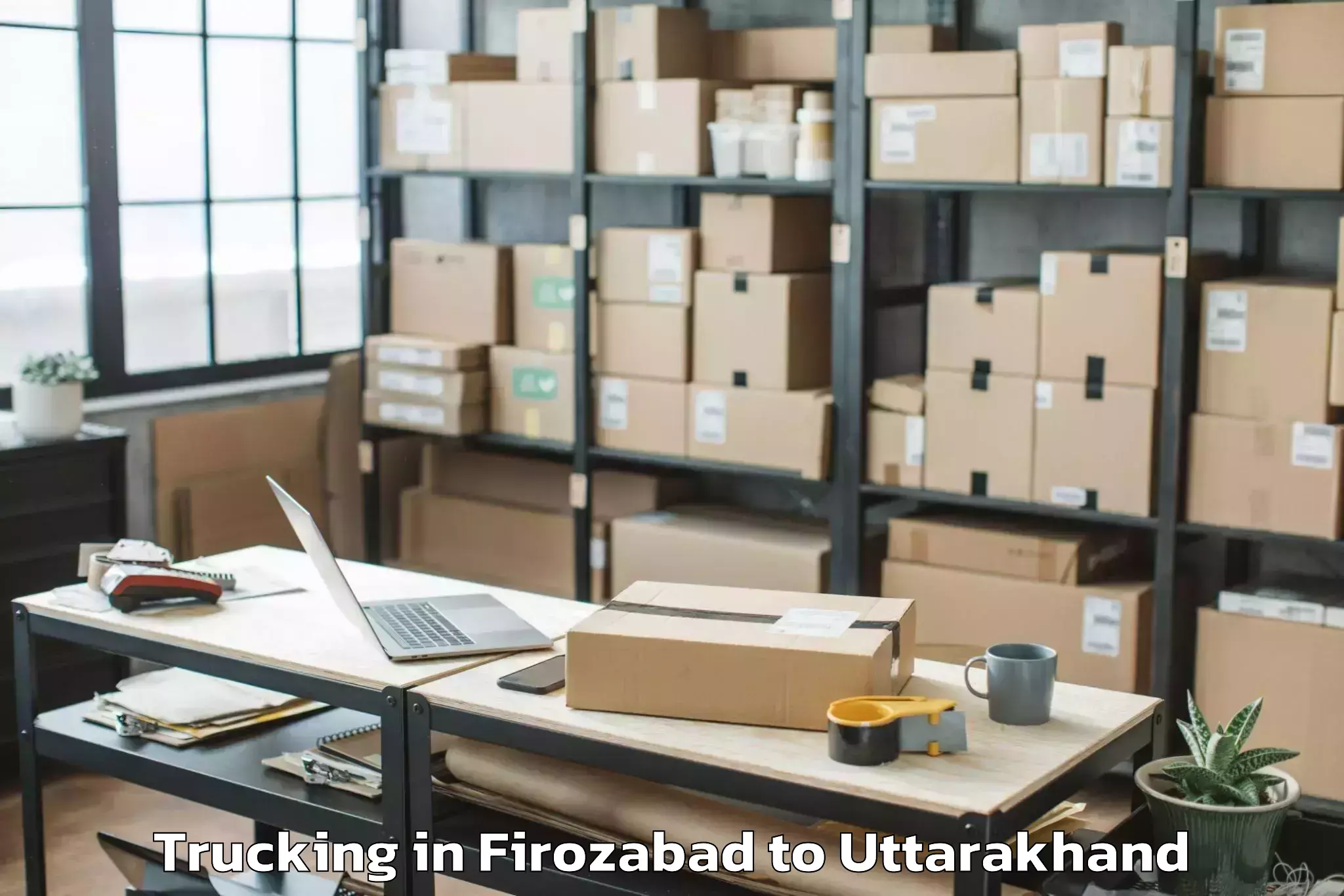 Book Firozabad to Tehri Trucking Online